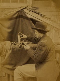 Haupt's torpedo for quickly wrecking wooden bridges 1863