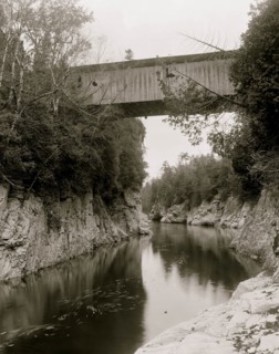 High Bridge, Winooski Gorge, Burlington, Vt. 1903