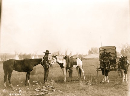 Crow Family in Buggy 1908