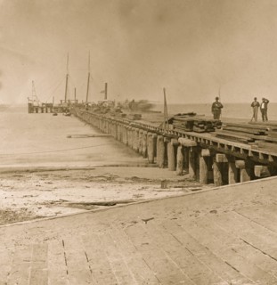 Hilton Head, S.C. Dock built by Federal troops 1862