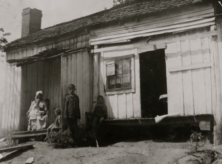 Home of a rural working Family 1916
