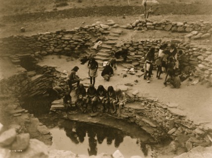 Flute ceremony at Tureva Spring, Middle Mesa 1905