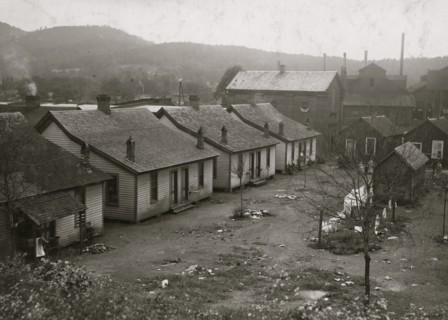 Housing conditions Adelaide Mill. The village is run down and greatly in need of sanitary improvements 1914