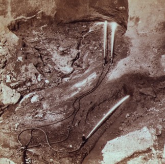 Hydraulic mining, at Gold Run, Placer County 1867