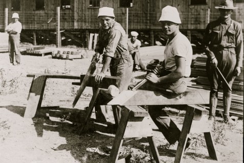 Interned Germans Building. barracks 1918