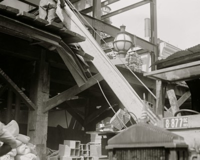 Iron Beam Falls during Construction of the DC's National Theatre 1923