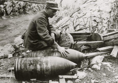 Italian & Captured Austrian shell