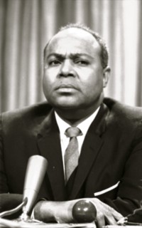 James Farmer at a meeting of American Society of Newspaper Editors 1964