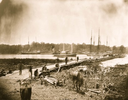 James River Pontoon Bridge 1864