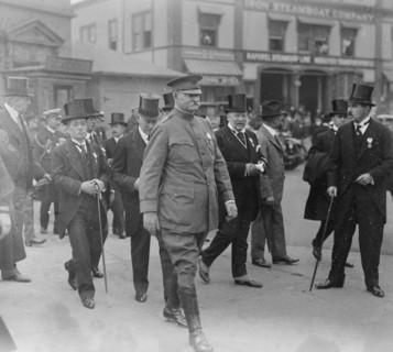 Japanese Diplomats Tour the Battery in New York  1925