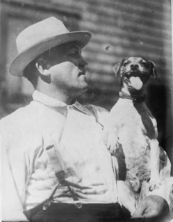 Jeffries & pet dog Teddy  1900