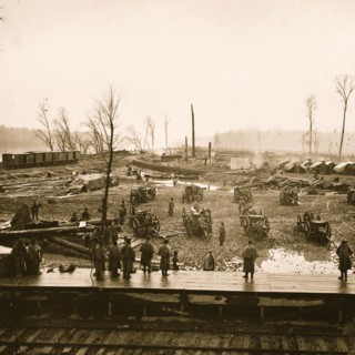 Johnsonville, Tenn. Camp of Tennessee Colored Battery 1864