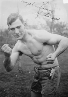 Knockout Brown "kid Brown" and sparring partner 1910