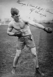 Knockout Brown "kid Brown" and sparring partner 1911