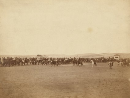 Beef issue to Indians 1891