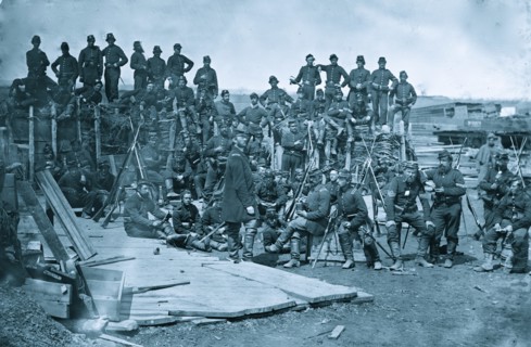 Manassas, Va. Men of Co. C, 41st New York Infantry 1862