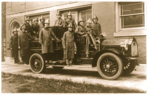 Men of the Crystal Lake Fire Dept. 1914