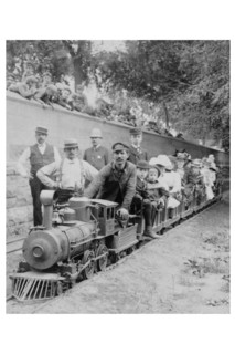 "Limited express" - railway in Central Park, New York City, U.S.A. 1904