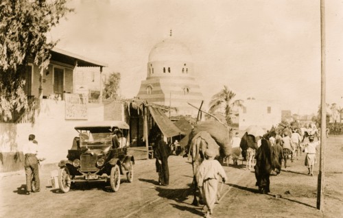 Missionary and Ford Car, Egypt
