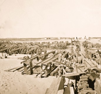 Morris Island, S.C. Ordnance depot 1864