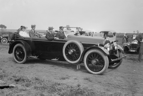 Mrs. James Kidder in her Limousine