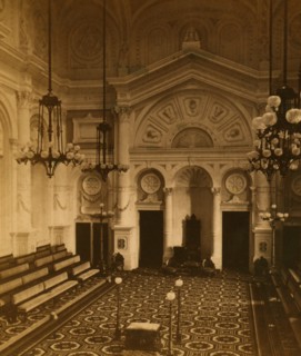 Masonic Hall - Philadelphia - Interior 1873