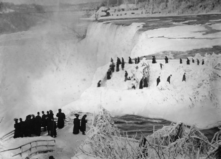 Niagara Falls Freezes Over and is a magnet for citizen explorers and the adventurous 1912