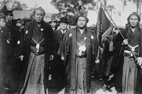 Nishinoumi & Onishiki, wrestlers