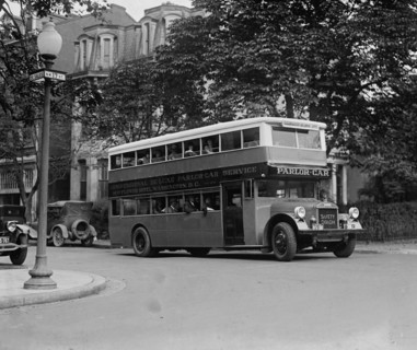 Parlor Car Bus from DC to Atlantic City 1925