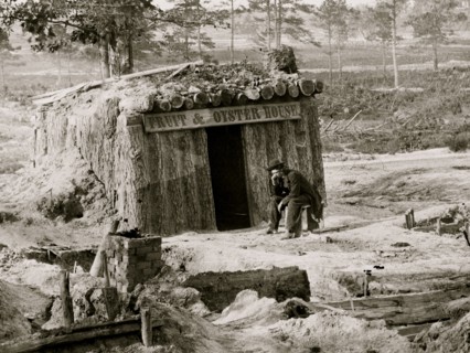 Petersburg, Va. Sutler's bomb-proof "Fruit and Oyster House" 1863