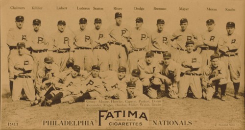 Philadelphia Phillies Baseball Card 1913