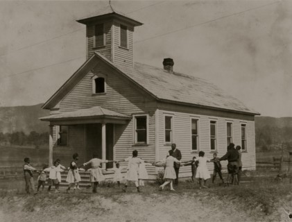 Pleasant Green School--one-room colored school near Marlinton, W. Va 1921