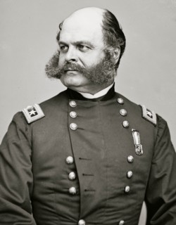 Portrait of Maj. Gen. Ambrose E. Burnside, officer of the Federal Army 1863