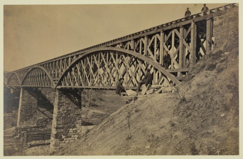Potomac Creek Bridge, Aquia Creek & Fredericksburg [sic] Railroad, April 18,1863 1863