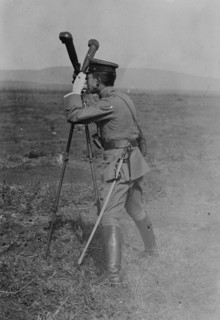 Prince Regent looks through Army Field Periscope
