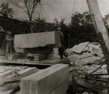 Quarry scenes. No children were employed 1916