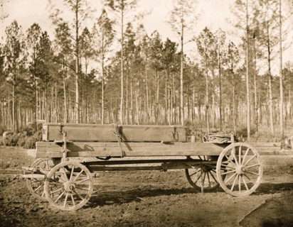 Rappahannock Station, Va. Pontoon wagon, 50th New York Engineers 1864