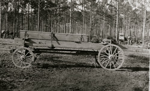 Rappahannock Station, Virginia. Canvas pontoon wagon, 50th New York Engineers 1864