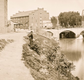 Richmond, Virginia. View of the canal 1865