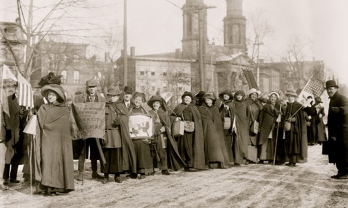 Rosalie Jones, Ida Craft - suffrage hikers  1913