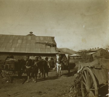 Russian wounded at 203 Metre Hill  1905