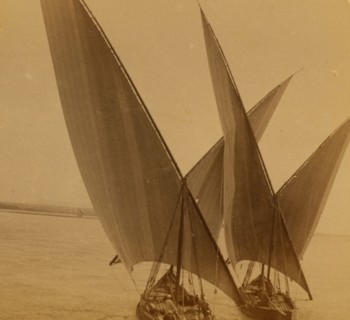 Arab Dahabeahs, upper Nile, Egypt 1896