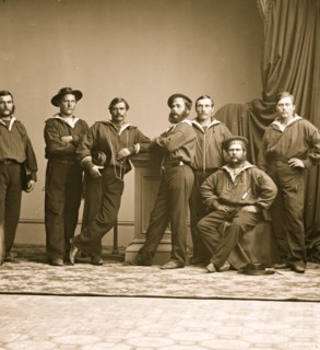 Seaman Pose for Camera in studio 1863