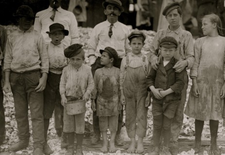 Shrimp-pickers in Dunbar, Lopez, Dukate Company. 1911