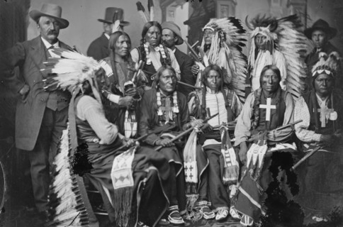 Sioux and Arrapahoe Indian Delegations 1870