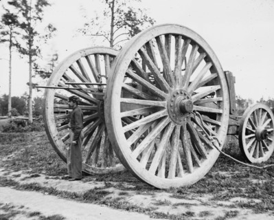Civil War Union Sling cart used in removing the captured artillery 1865