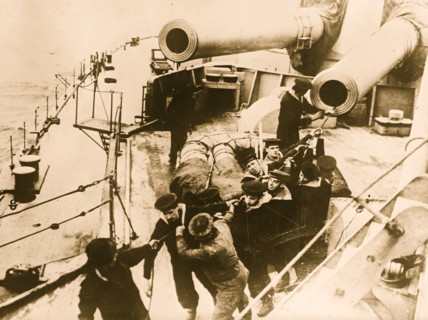 Sponging 15" gun