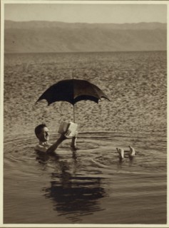 Buoyancy in a Salt Water Dead Sea 1920