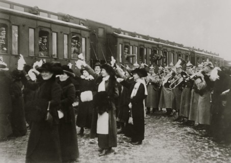Departure of "Landsturm"