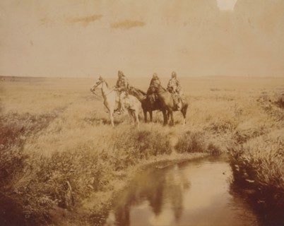 The three chiefs--Piegan 1900